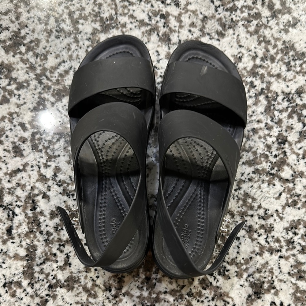 CROCS Black Women's Sandals